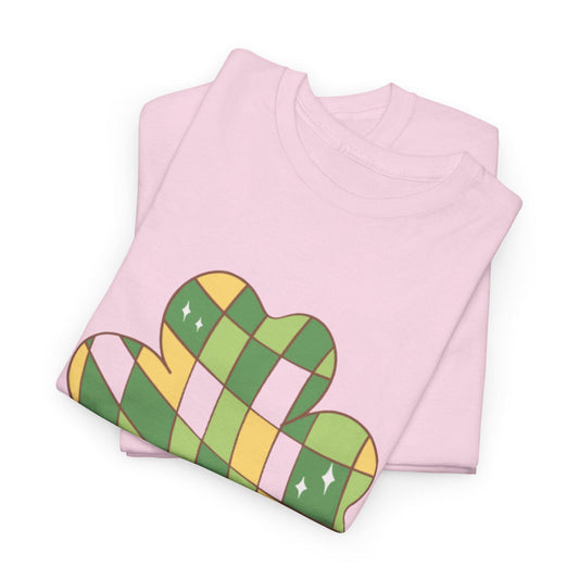 Plaid Shamrock T-Shirt | St. Patrick's Day Clover Tee