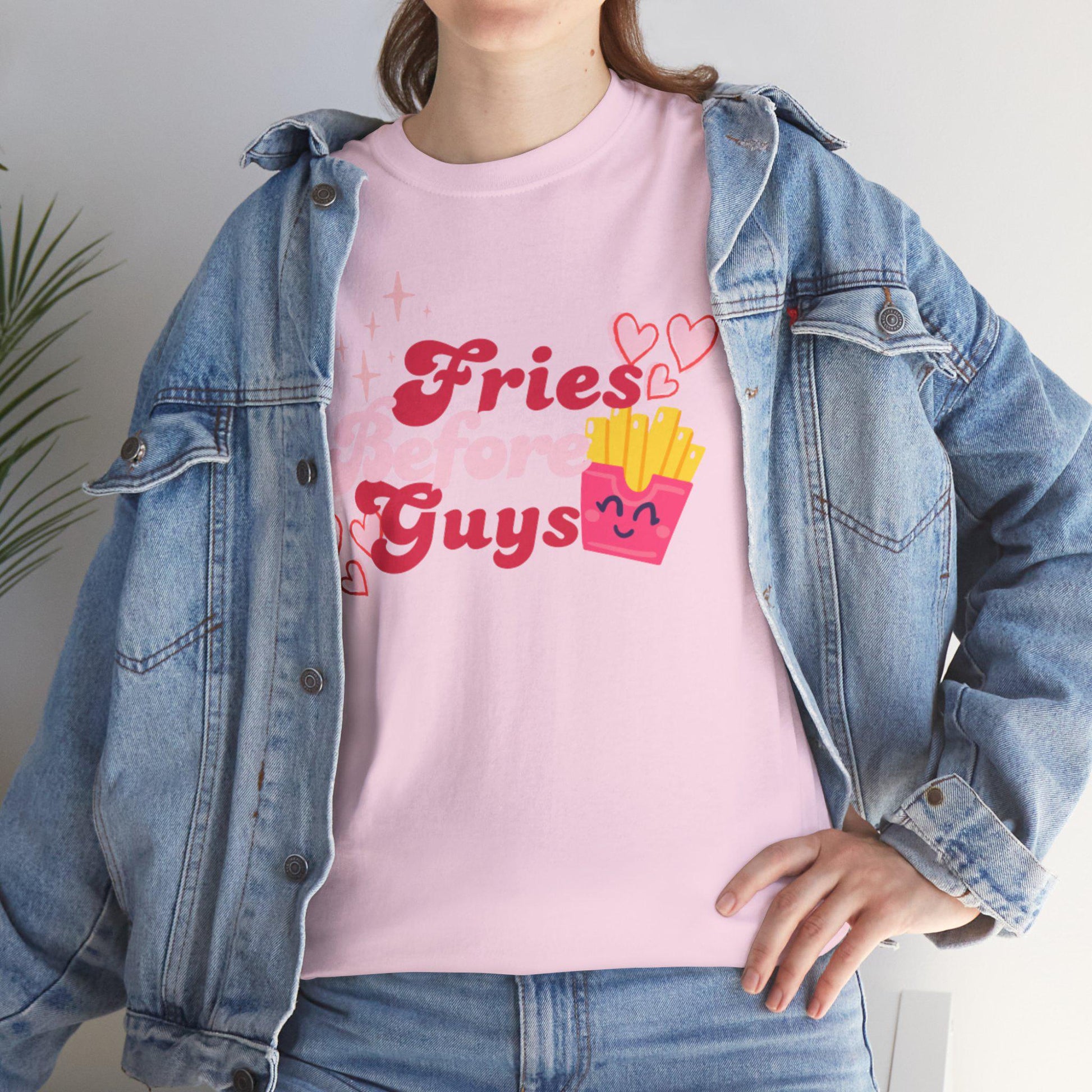 Fries Before Guys T-Shirt | Foodie Graphic Tee