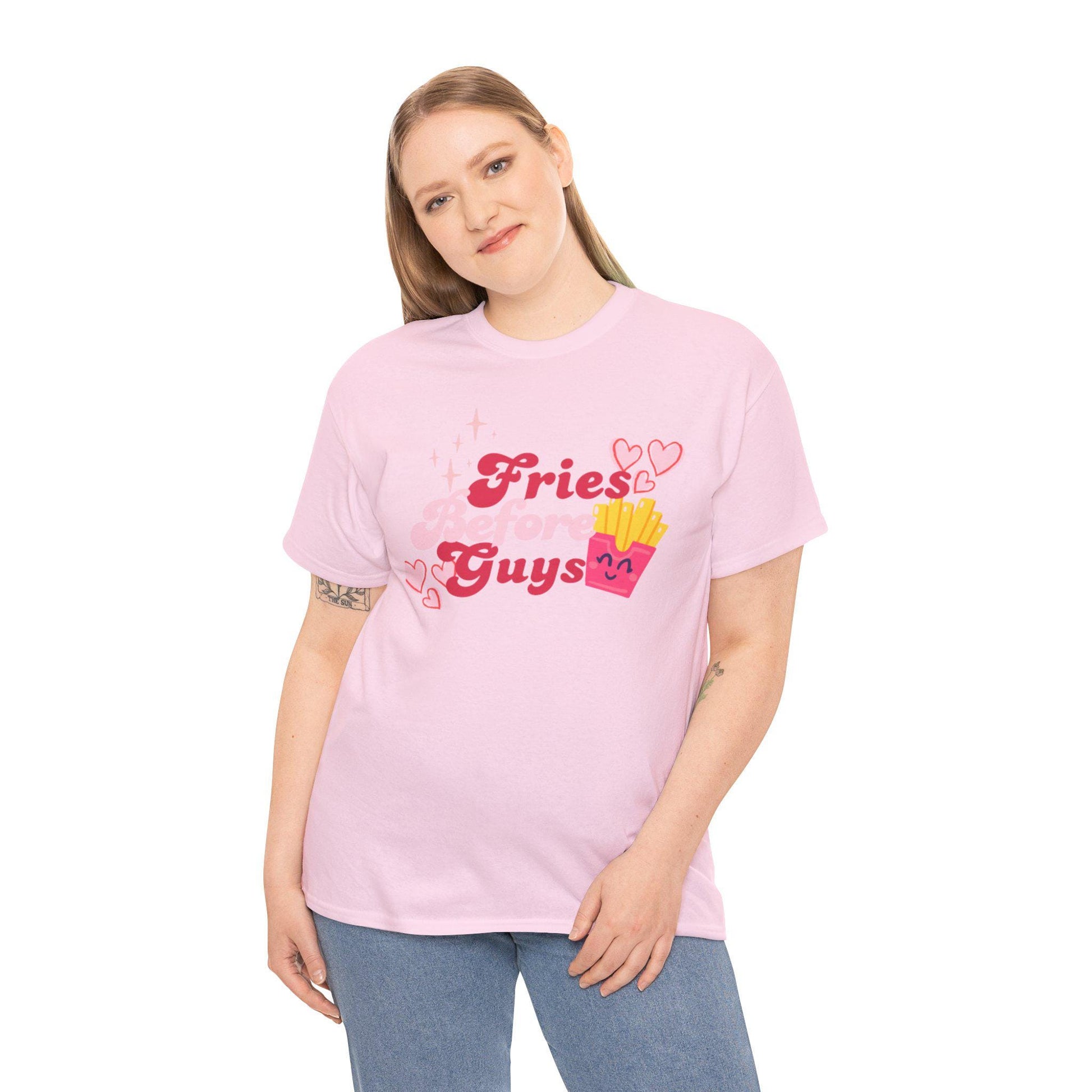 Fries Before Guys T-Shirt | Foodie Graphic Tee
