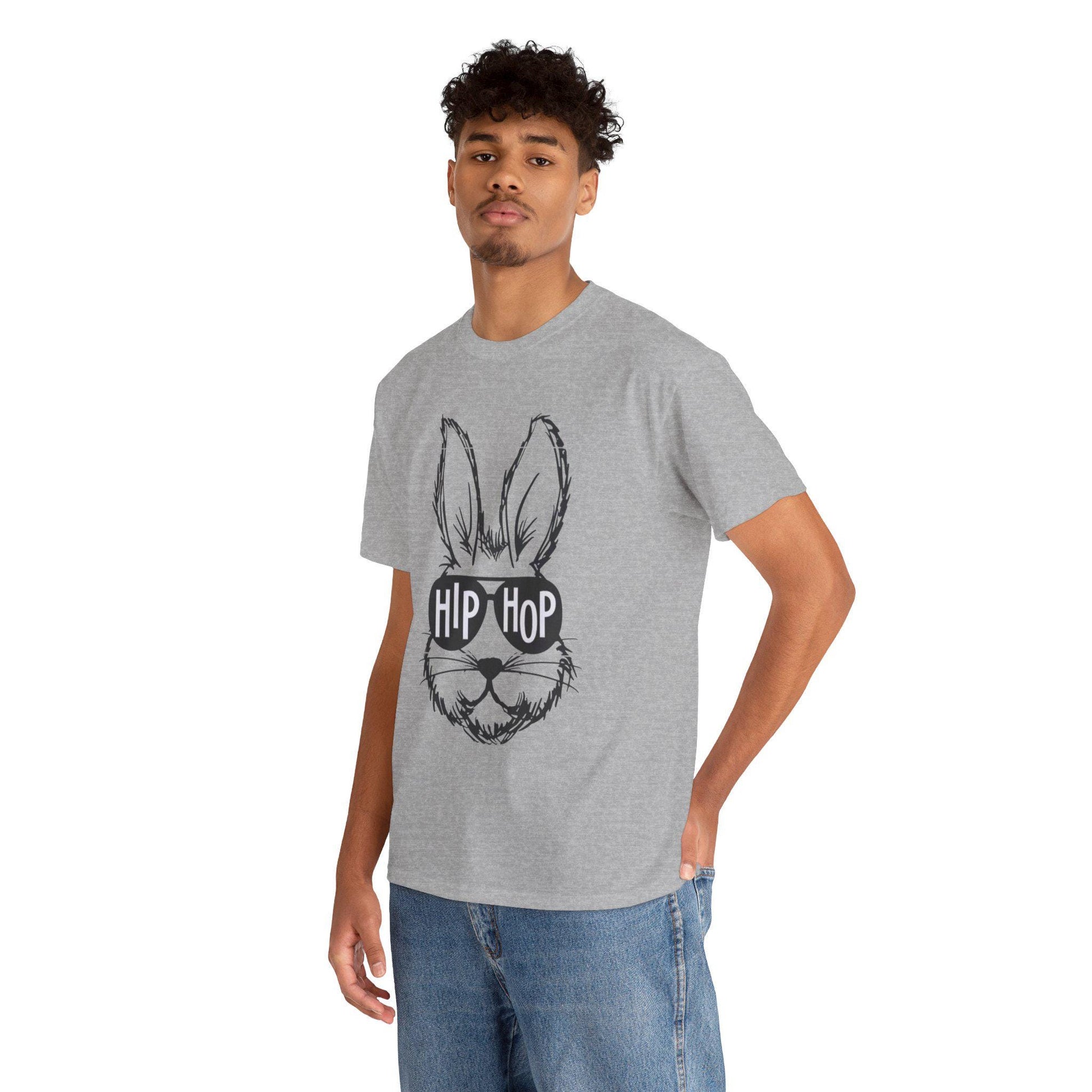 Hip Hop Rabbit Tee | Funny Bunny Sunglasses Graphic T-Shirt