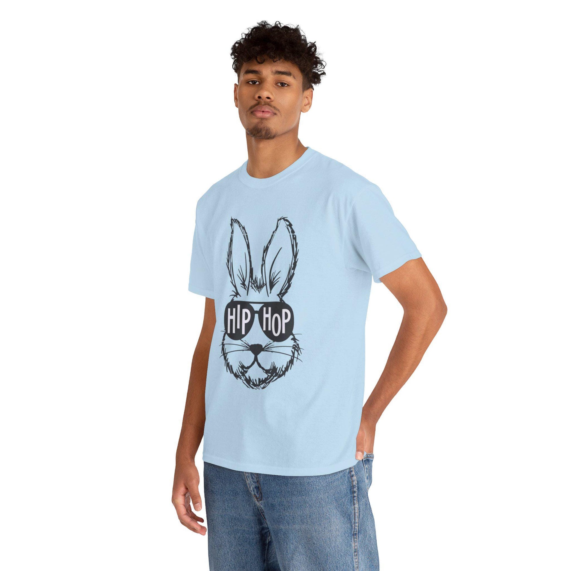 Hip Hop Rabbit Tee | Funny Bunny Sunglasses Graphic T-Shirt