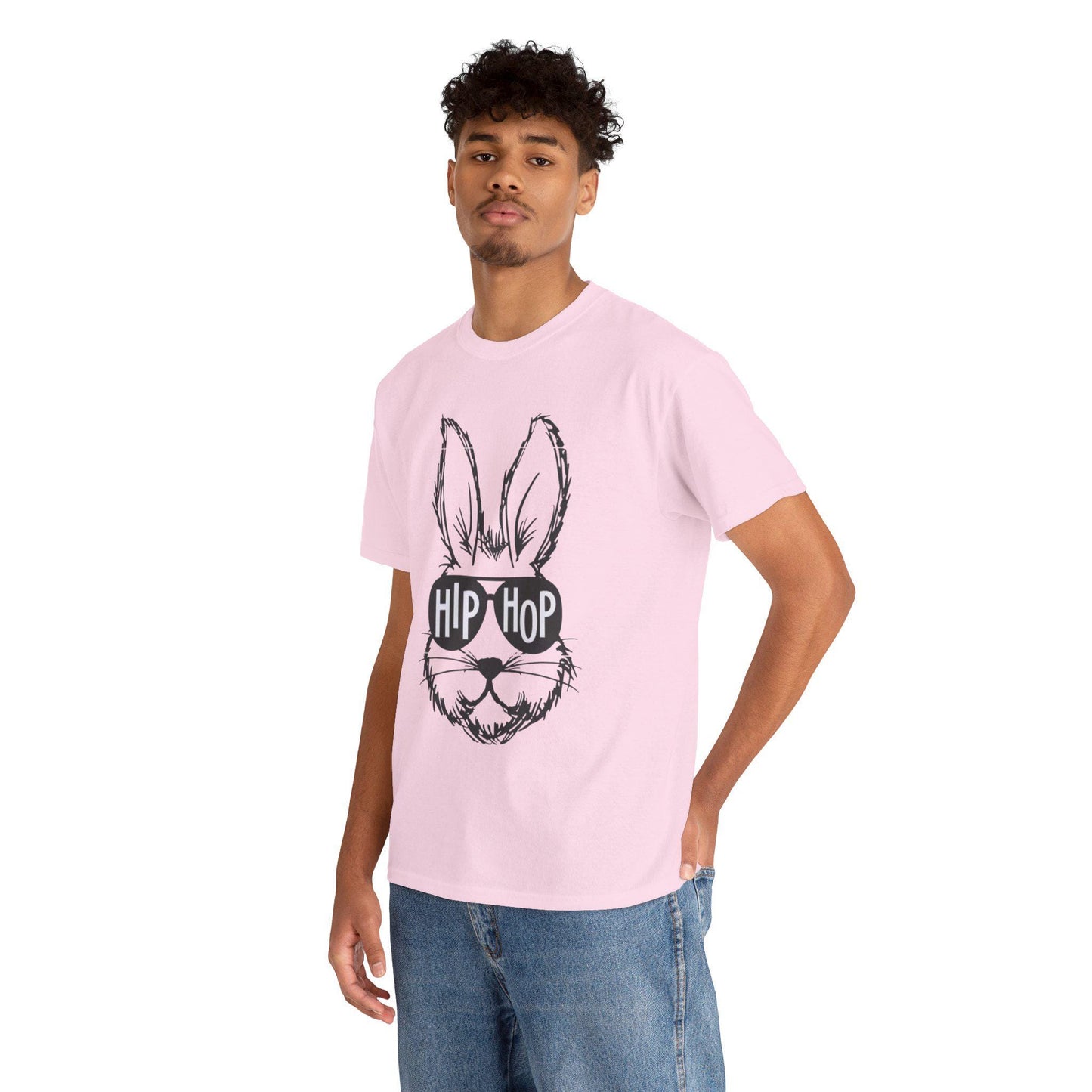 Hip Hop Rabbit Tee | Funny Bunny Sunglasses Graphic T-Shirt