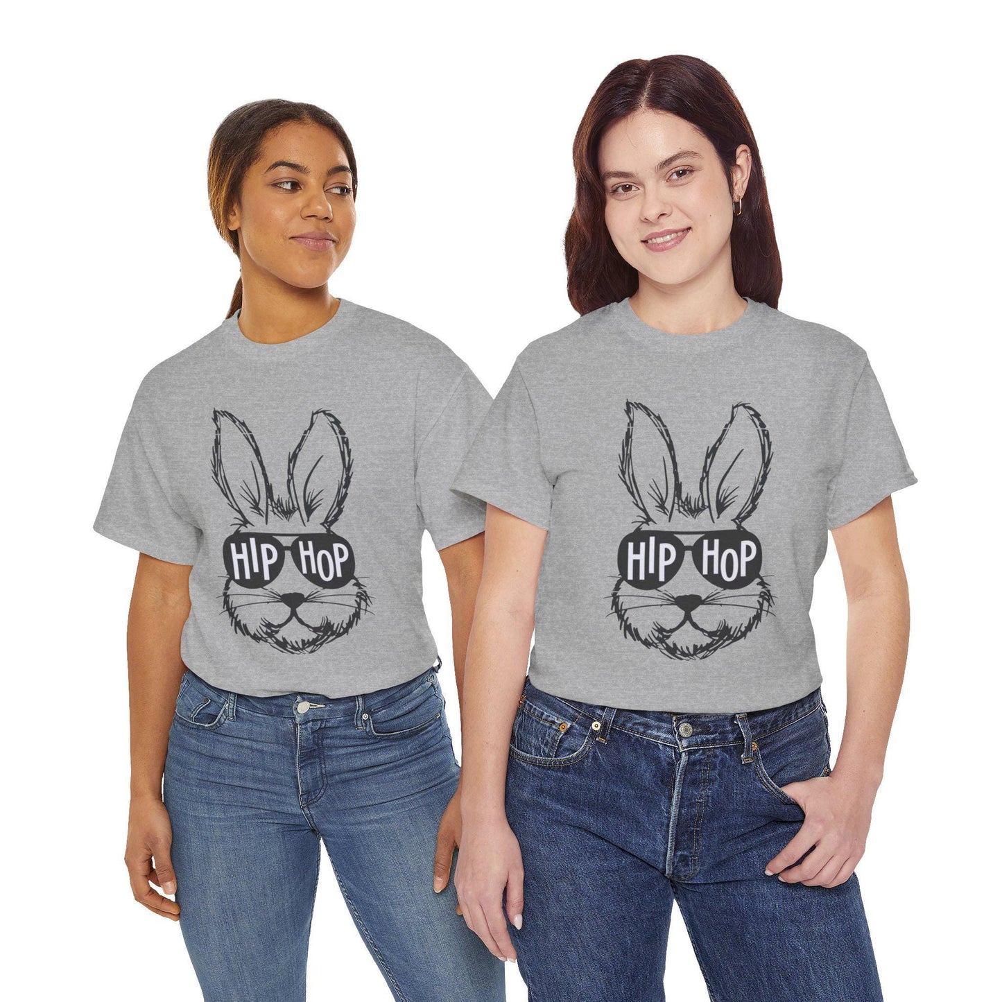 Hip Hop Rabbit Tee | Funny Bunny Sunglasses Graphic T-Shirt