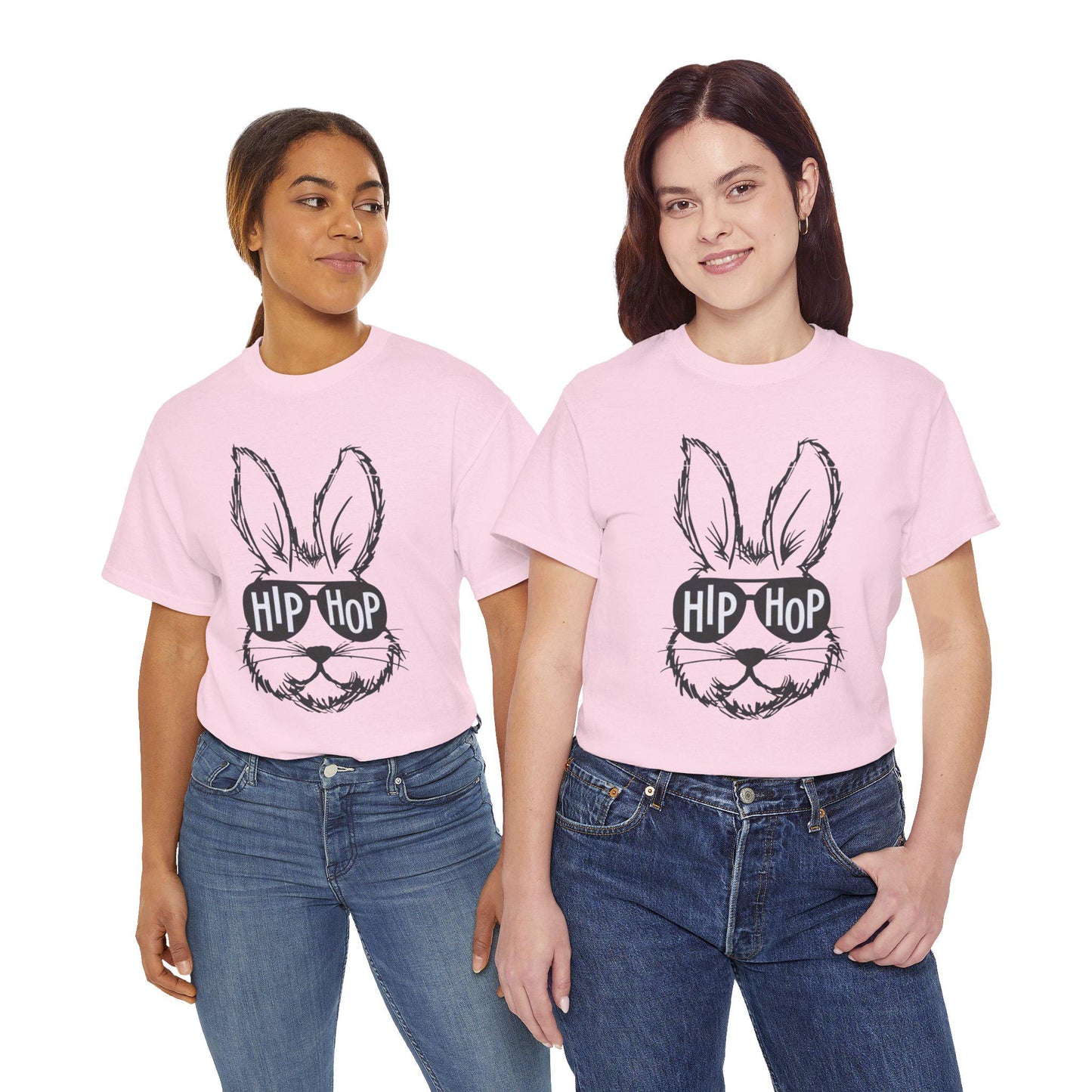 Hip Hop Rabbit Tee | Funny Bunny Sunglasses Graphic T-Shirt