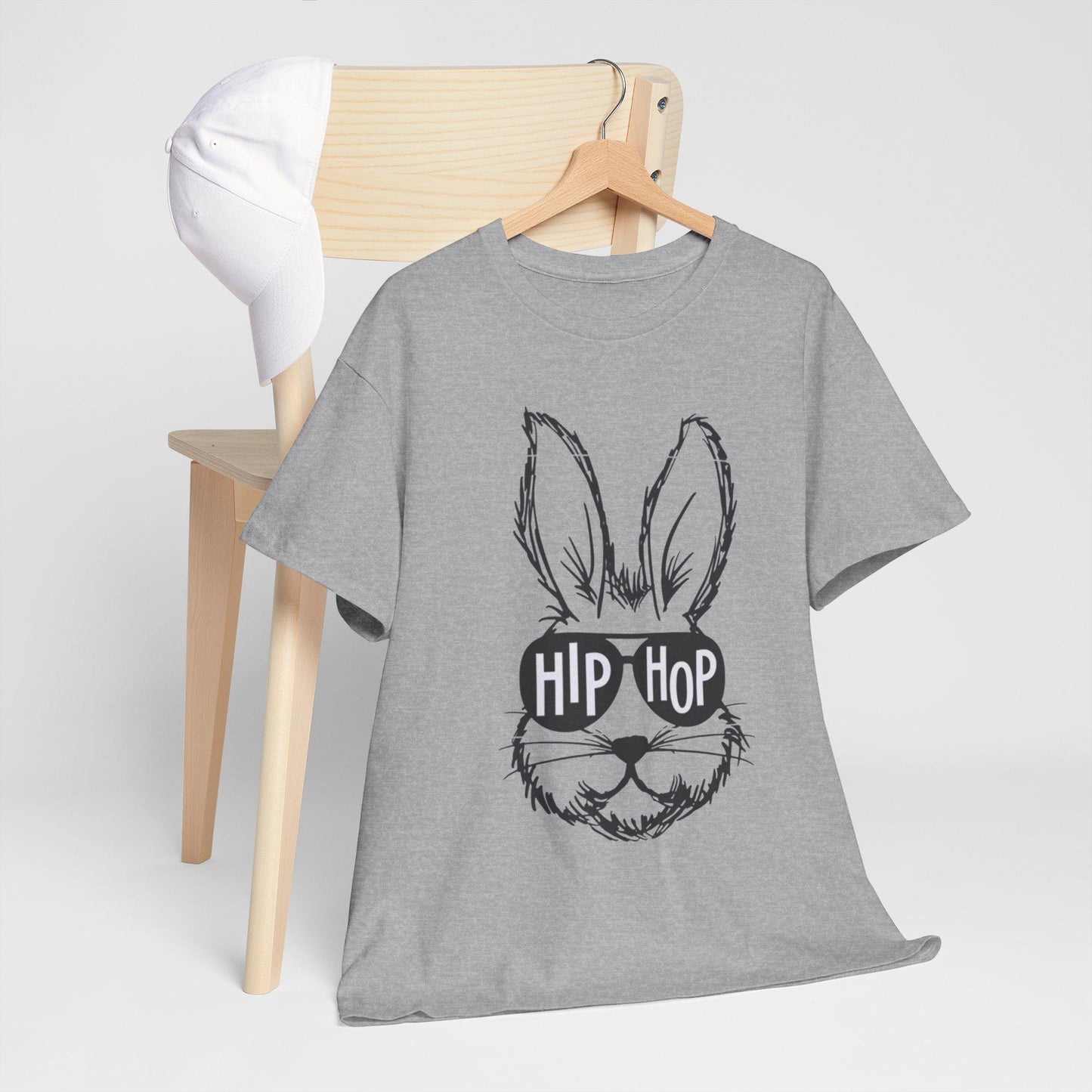 Hip Hop Rabbit Tee | Funny Bunny Sunglasses Graphic T-Shirt