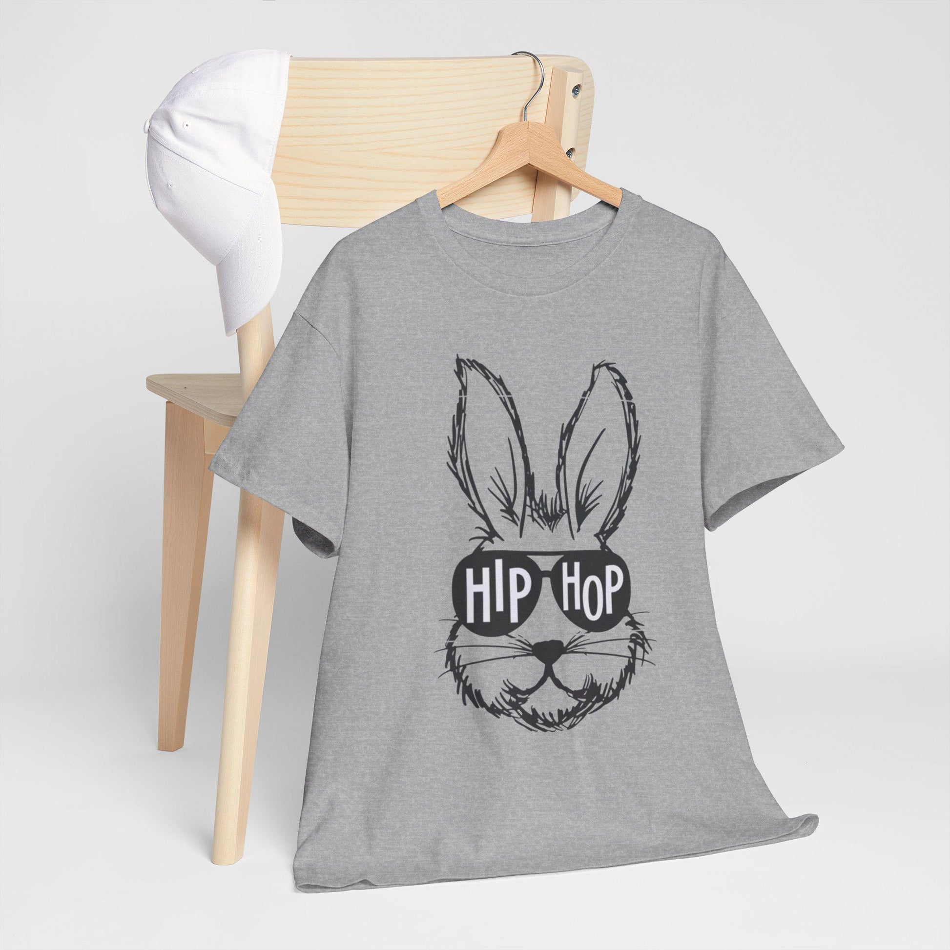 Hip Hop Rabbit Tee | Funny Bunny Sunglasses Graphic T-Shirt