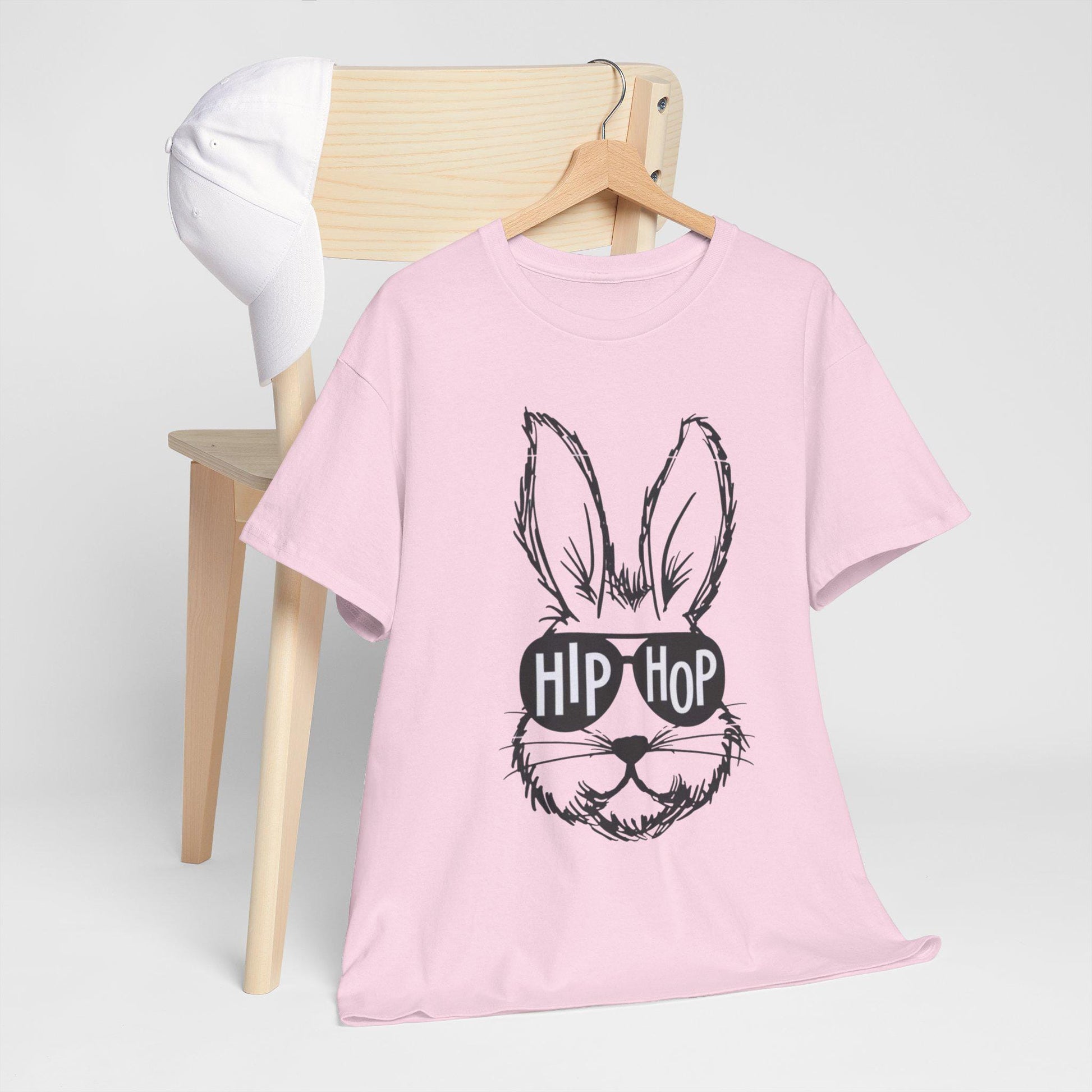 Hip Hop Rabbit Tee | Funny Bunny Sunglasses Graphic T-Shirt