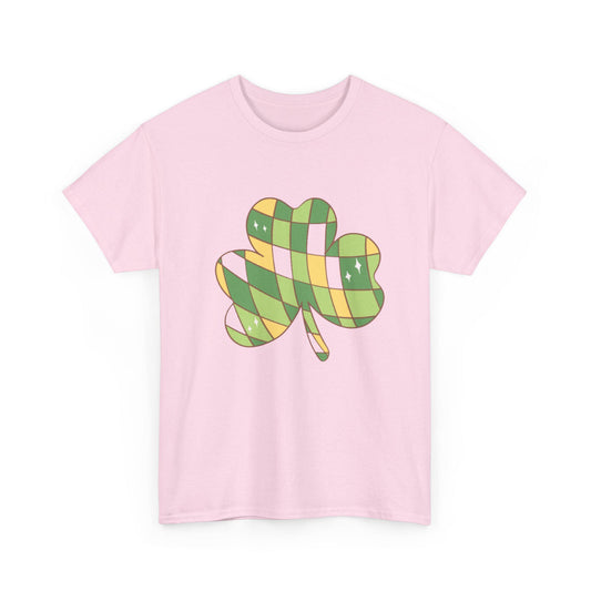 Plaid Shamrock T-Shirt | St. Patrick's Day Clover Tee