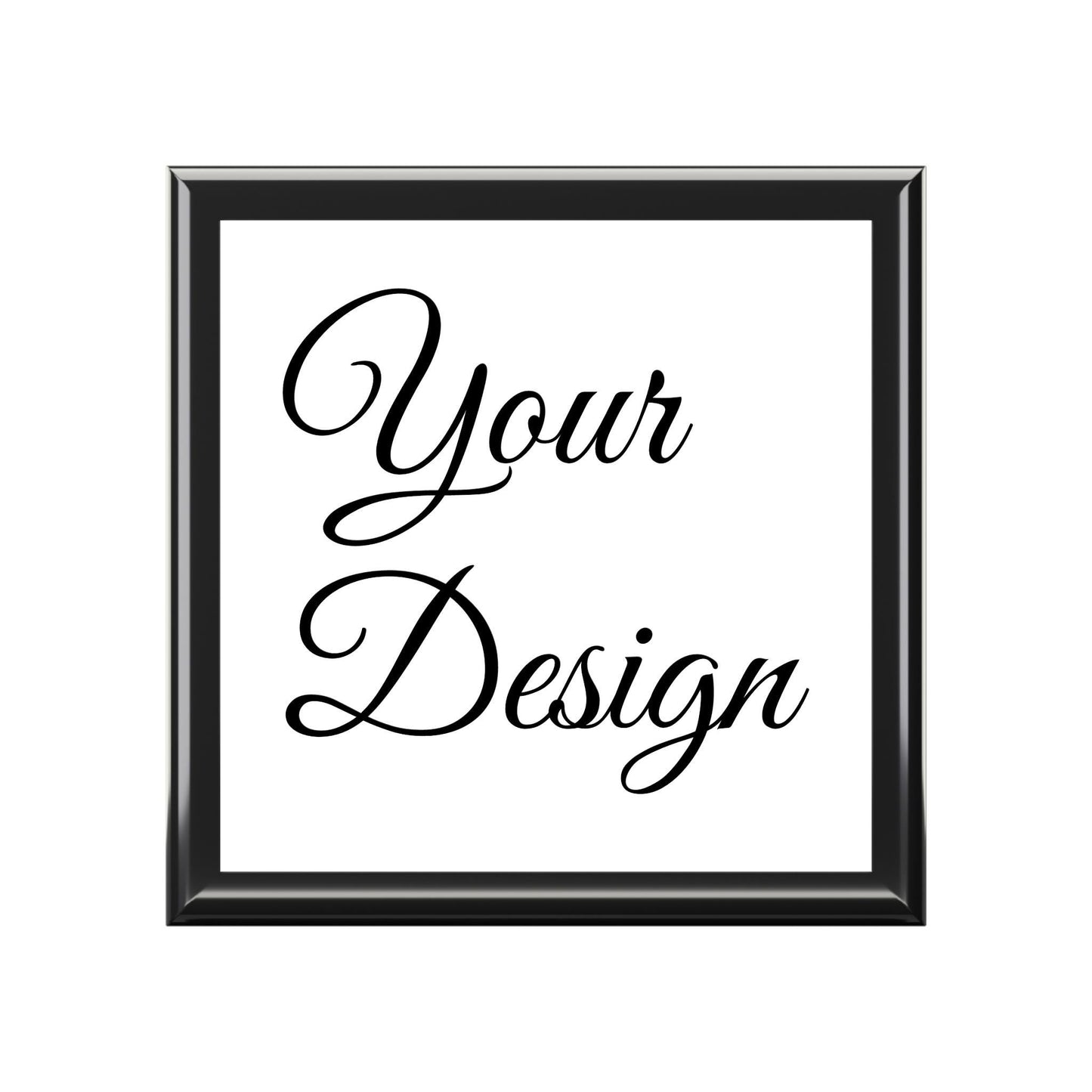 Script Monogram Jewelry Box, Custom Name Jewelry Box | Personalized Keepsake Box