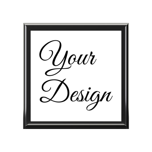 Script Monogram Jewelry Box, Custom Name Jewelry Box | Personalized Keepsake Box