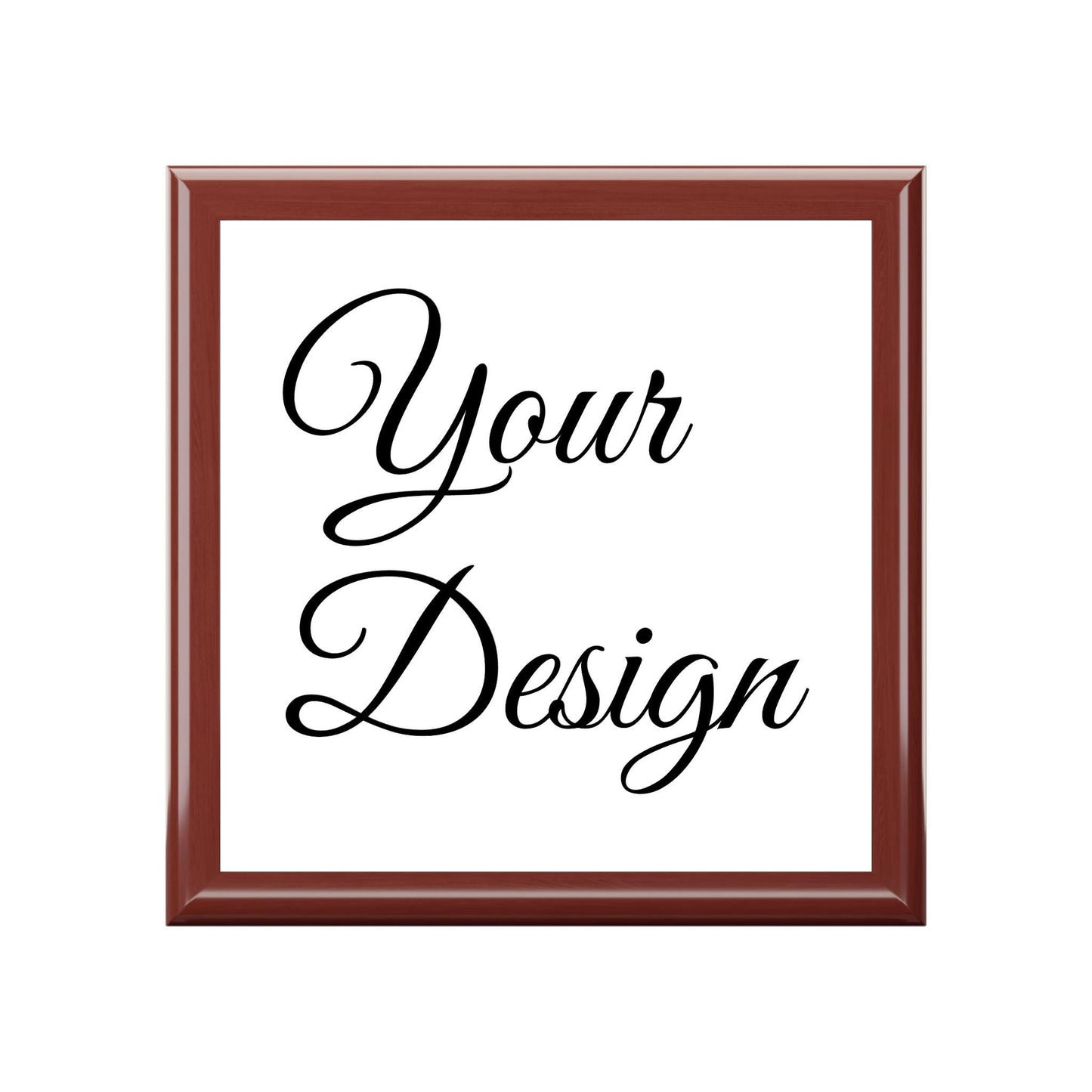 Script Monogram Jewelry Box, Custom Name Jewelry Box | Personalized Keepsake Box