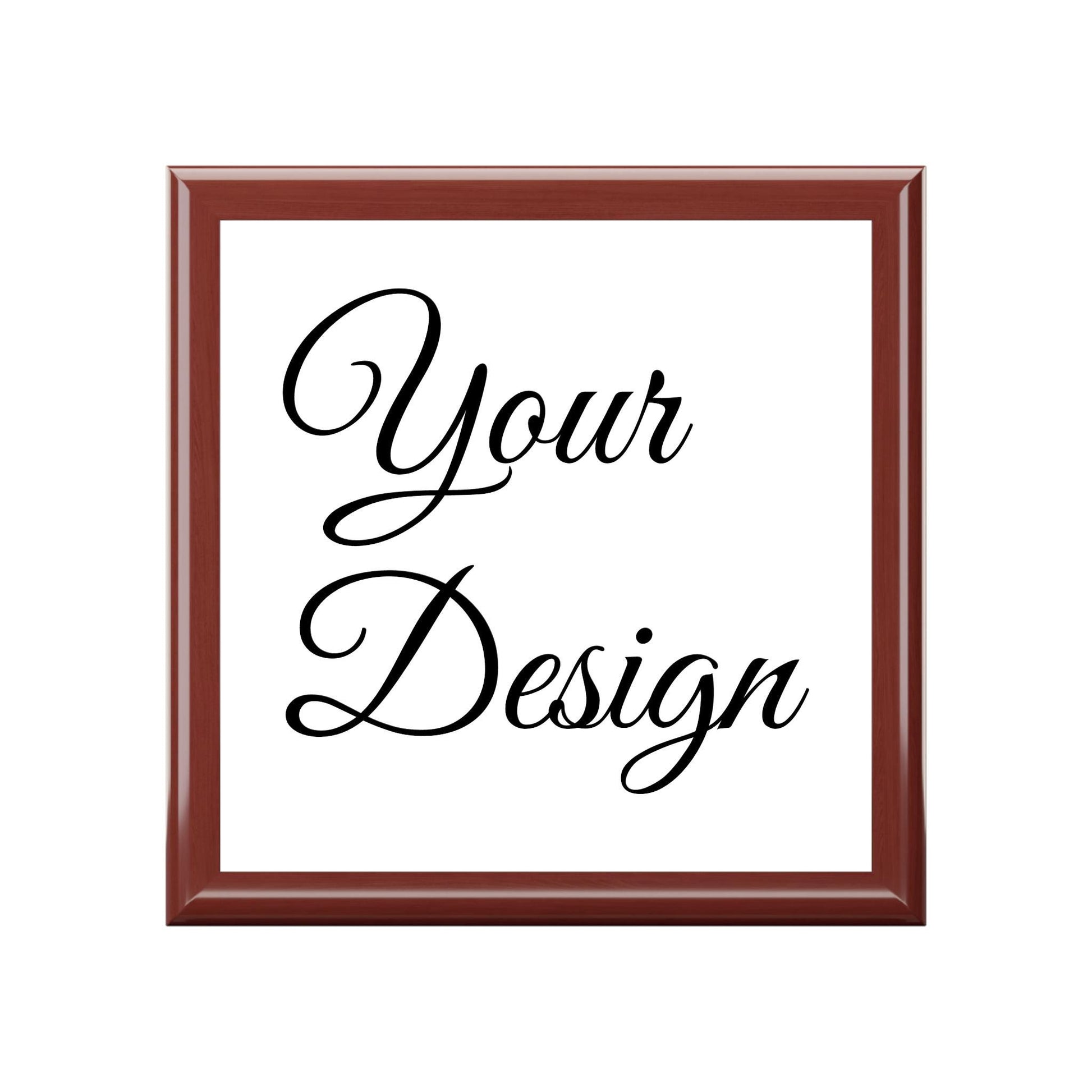 Script Monogram Jewelry Box, Custom Name Jewelry Box | Personalized Keepsake Box